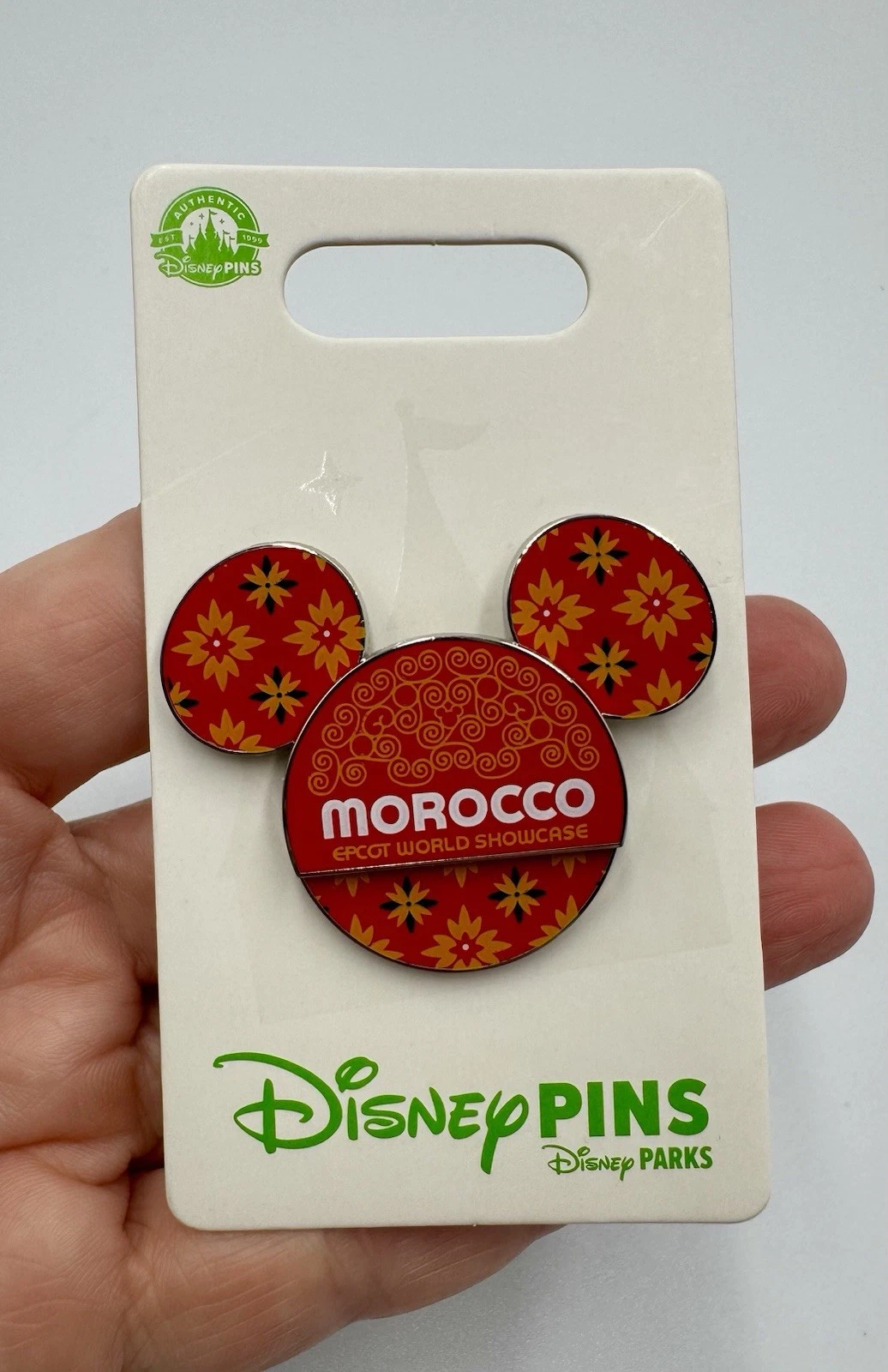 Disney Parks Epcot Morocco World Showcase Mickey Mouse Ear Pin