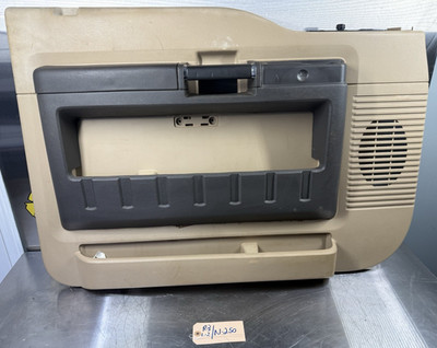 2012 FORD F250 F350 Driver Front Door Panel Tan OEM