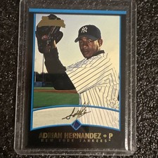 2001 Bowman Adrian Hernandez Rookie New York Yankees #196 | Cuba