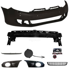 Set Stoßstange vorne +Träger+Zubehör für VW Golf VI 6 5K Bj. 08-12 PDC Löcher