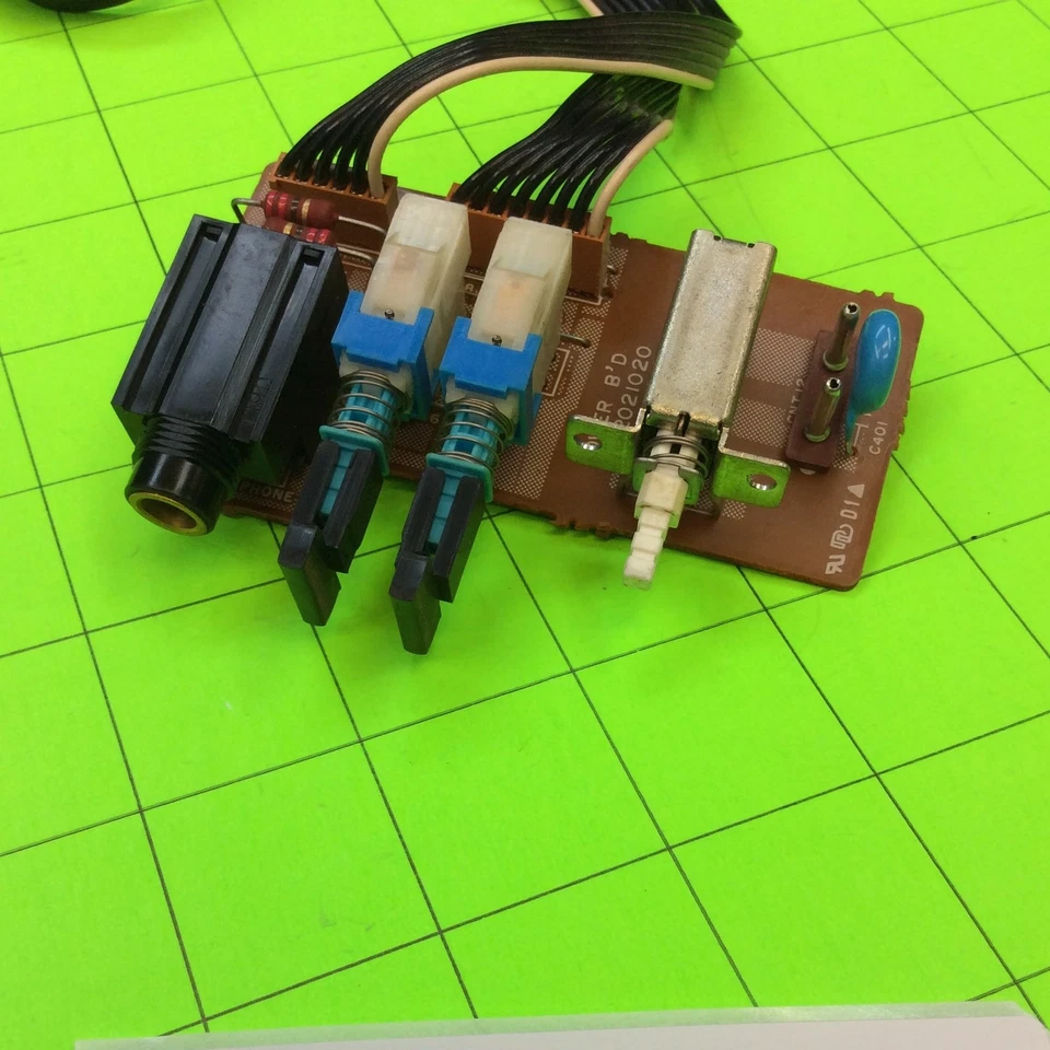 Amplificador estéreo Sherwood RX-1010 alimentación puerto B'd Jack placa de E/S 4002021020 Foto 2 de 3