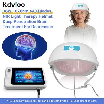 1070nm Near Infrared Photobiomodulation Helmet for Alzheimer Parkinson Stroke
