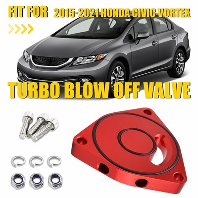 For 2015-2021 Honda Civic Vortex Turbo Blow Off Valve Spacer Plate w/ Bolts Nuts