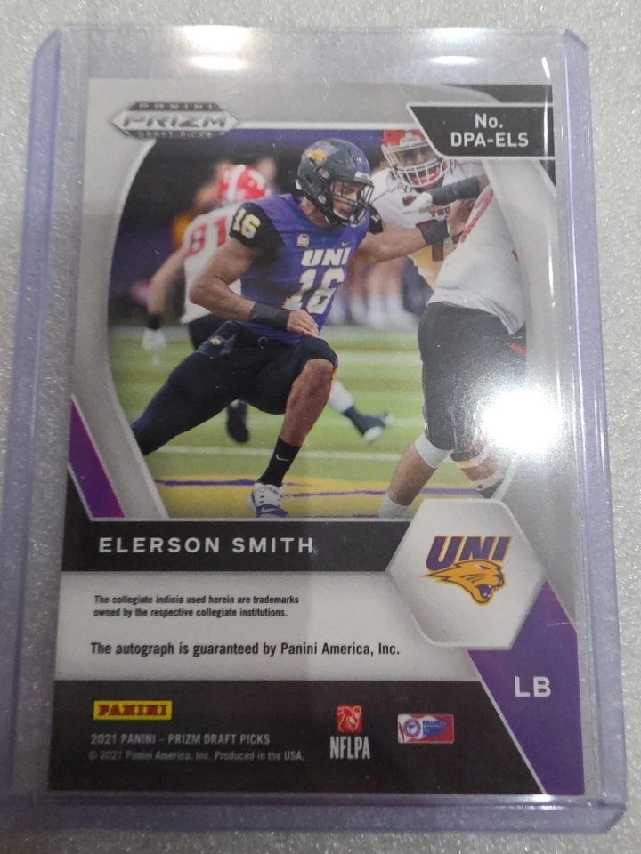 2021 Panini Prizm Draft Picks Autographs Elerson Smith #DPA-ELS - Image 2 of 2