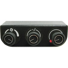 Vintage Air 492050 Gen Iv 3-knob Under Dash Ac Control Panel