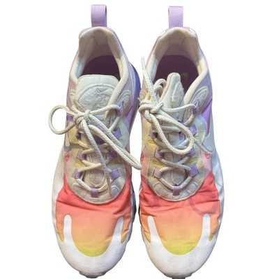 Nike Air Max 270 React Shoes Womens Size 8.5 Multicolor Ombre CU2995-911