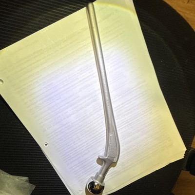 Titanium Orthopedic Femoral Stem Implant Right Size 4 225mm Ref 8180B