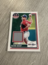 2022 Panini USA Baseball Stars & Stripes Materials Trevor Busby #USAM-TR Jersey