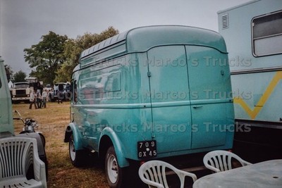 LKW Foto Peugeot D4 Koffer LKW Frankreich turquoise #o2tk