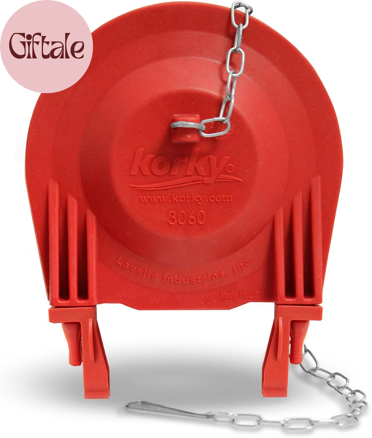 3060BP Universal Toilet Flapper Replaces Most Large 3-Inch Flappers - Long Lasti