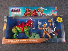 Masters Universe Origins Battlefield Warriors Battle Armor He-Man Battle Cat MOT