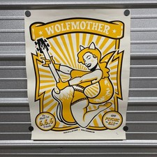Wolfmother Band Poster Print 2006 The Black Cat Washington DC 6/6/2006