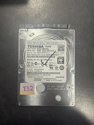 Toshiba MQ01ABF050 ABM AB00/AM0Q5E 500GB SATA 2,5" Festplatte HDD