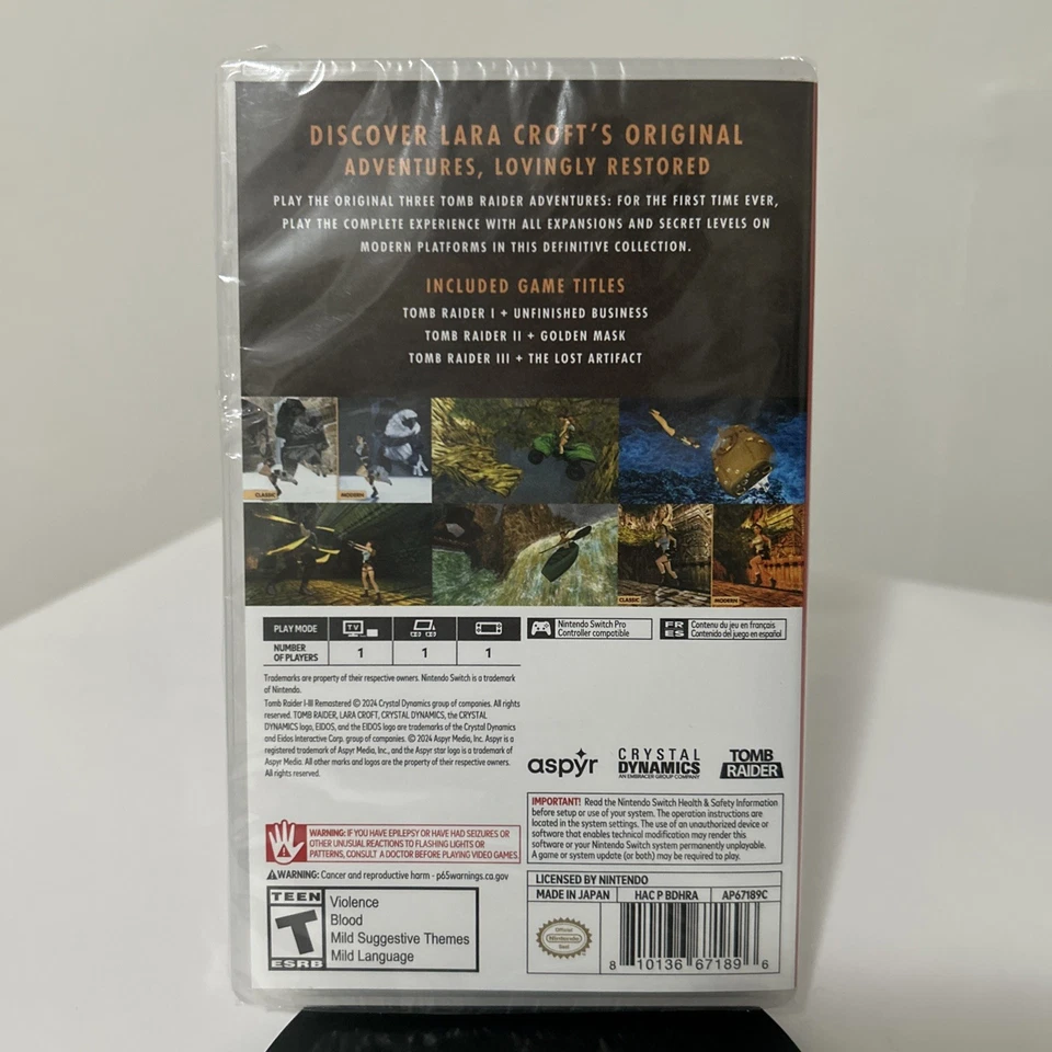 Aspyr Media Tomb Raider I-III Remastered Protagonizada por Lara Croft (Nintendo Switch) Foto 2 de 2