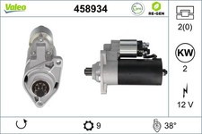 Anlasser Starter VALEO RE-GEN - AT 458934 +41.65€ Pfand 12V für VW POLO 3 6N1 1
