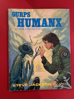 GURPS Humanx Steve Jackson 1987 First Edition Sci-Fi RPG Steve Jackson Games