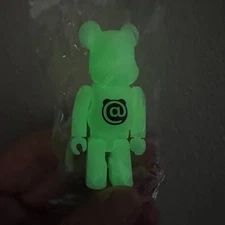 Bearbrick Be@rbrick 100% Series 44 Figure - Basic Letter @ - Glow In The Dark