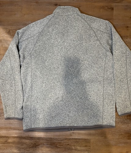 Patagonia Men's Better Sweater Fleece Jacket Stonewash Heather Gray Size XL - Picture 5 of 7