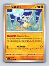 Pokemon Cubone 104/165 151 Common LP