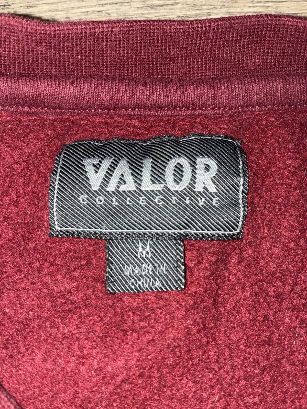 Red/White Valor Collective Patterned Sweater - image 2