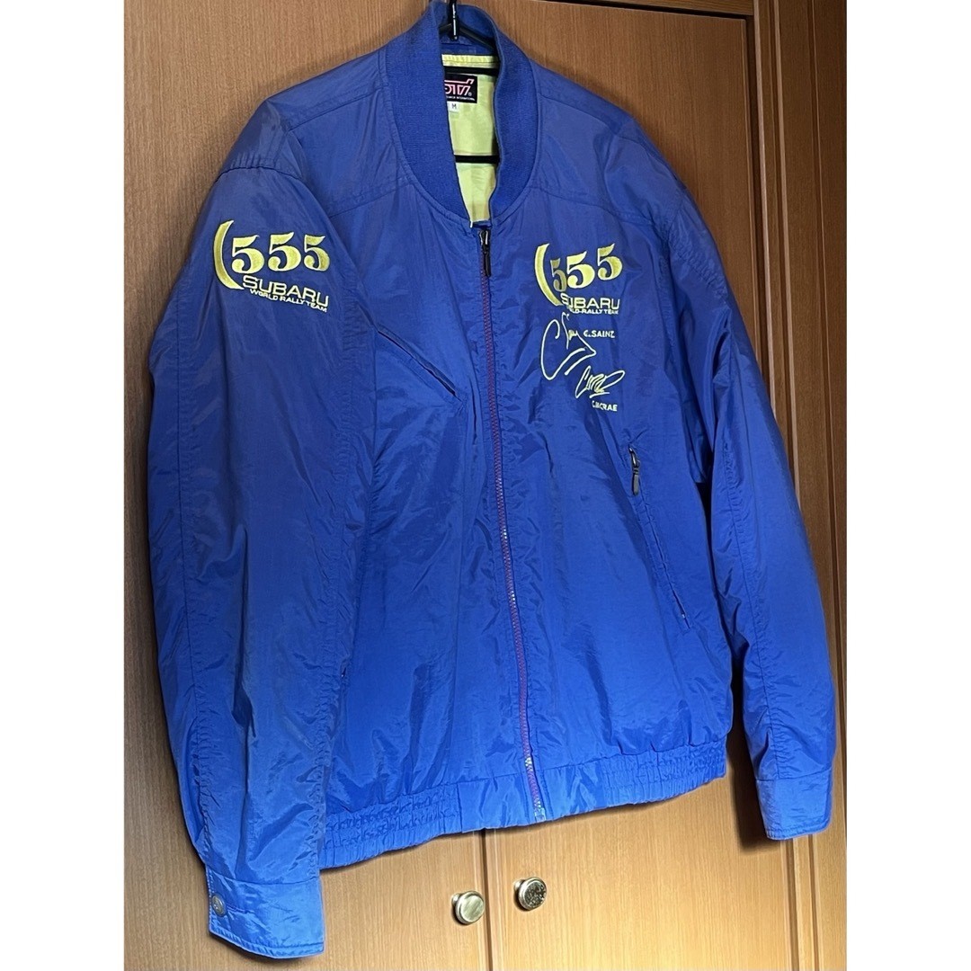 Subaru World Rally Team 555 WRC STI Jacket Blue Size M Tecnica