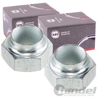 2X A.B.S. 36Er Achsmuttern M24X1.0 Vorne Passend FüR Alfa Romeo 33 Arna Links+Re