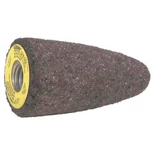 Norton Abrasives 66253349840 Grinding Cone, 1-3/4 In., Almnm Oxide, Pk10