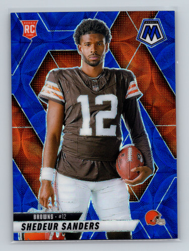 2025 Panini Mosaic RC Shedeur Sanders Blue Scope #290 Cleveland Browns