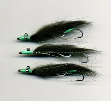 Trout Flies: Mini Dark Olive Marauders:  x 3 size 8 hook  - UK tied (code 521B)