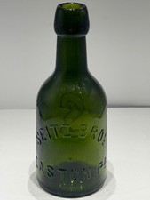 Extraordinary Grass Green Seitz Bros Easton PA on Reverse S Soda Bottle