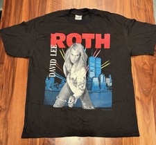 Vintage 1991 David Lee Roth tour t-shirt. Size XL Perfect Condition- Van Halen