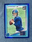 2025 Panini Donruss Optic Rated Rookie Jaxson Dart Blue Hyper Prizm Giants #273