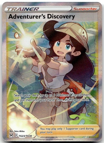 Adventurer's Discovery TG23/TG30 Lost Origin Trainer Gallery Pokemon NM