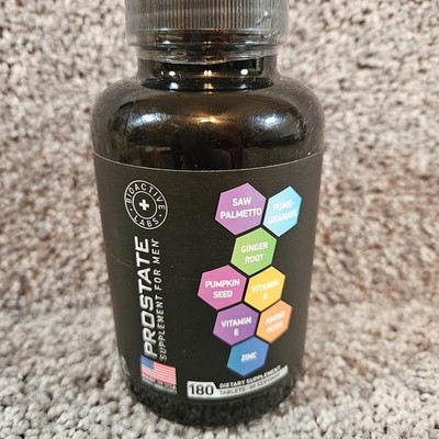 Bioactive Labs prostate supplements for men. 180 tablets