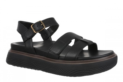 Vionic Solana Women's Supportive Adjustable Slide Platform Sandal Black - 7 Wide