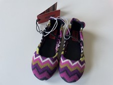Missoni chevron ballet flats - girls shoes si...