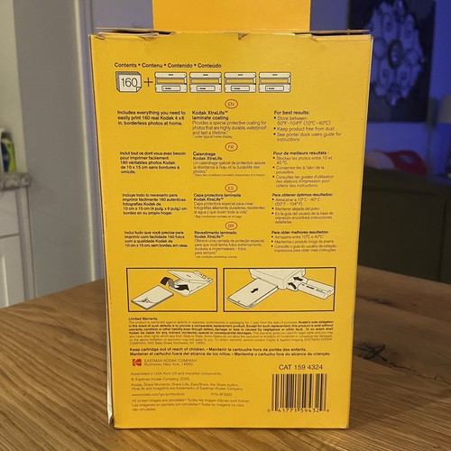 Kodak PH-160 Easy Share Kit - 2 Farbpatronen & 100 Blatt 4x6 Fotopapier - Bild 3 von 7