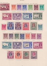 BURMA. 1945-1947. SG 34- 82. MLH. 4 COMPLETE SETS
