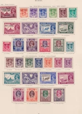 BURMA. 1945-1947. SG 34- 82. MLH. 4 COMPLETE SETS