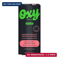 Oxy Rapid Acne Spot Treatment for Face  Body, Maximum Strength 10 Benzoyl Pero