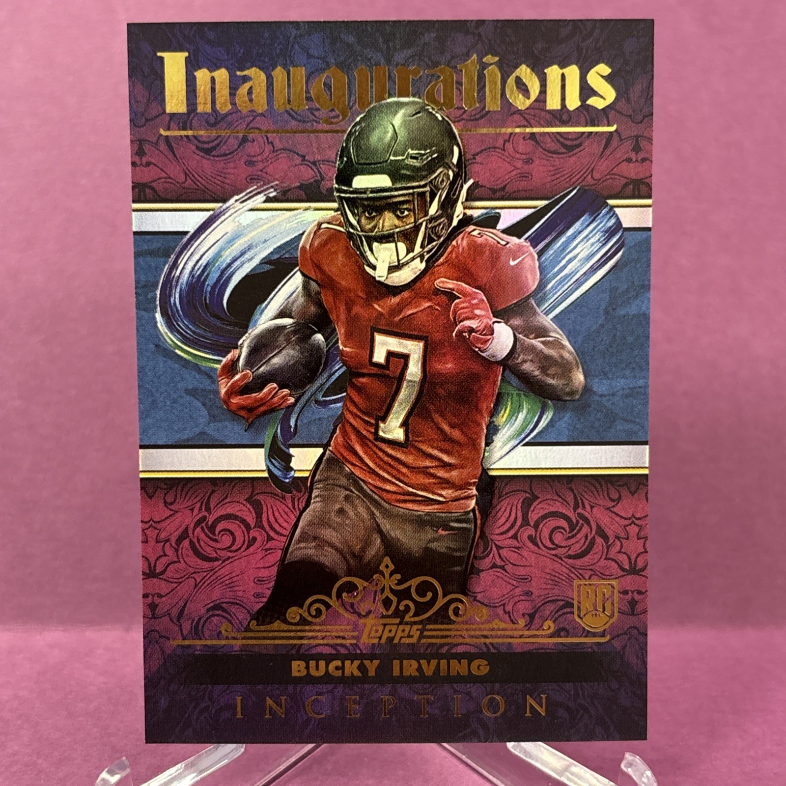 2024 Topps Inception Inaugurations Bucky Irving RC SSP Case Hit Insert BUCS