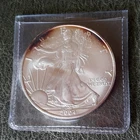 2004 American Eagle 1 Oz .999 Silver Coin - Toning on Both Sides