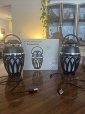 2 Pack Flame Atmosphere Speakers