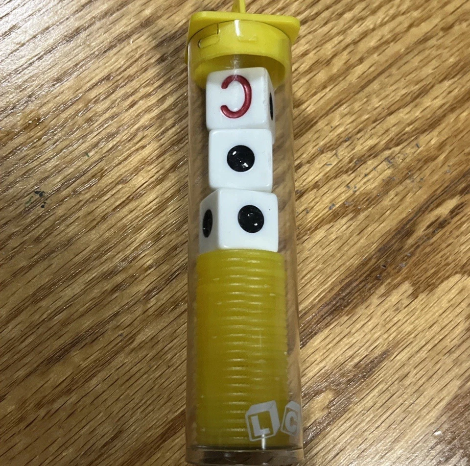LCR 左中右骰子游戏 二手 那不勒斯 FL 美国制造 非常好 — 第 2/2 张图片