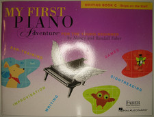 New Faber My First Piano Adventures Young Beginner Music Writing Book C FF1624