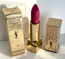 Yves Rouge Pur Couture Dazzling Lights Edition Lipstick 19 LE FUCHSIA 3.8 g New