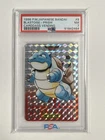 1996 POKEMON JAPANESE BANDAI CARDDASS VENDING #9 BLASTOISE-PRISM PSA 7