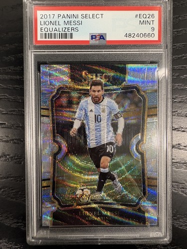2017-18 Panini Select - Equalizers Lionel Messi #EQ-26 PSA 9