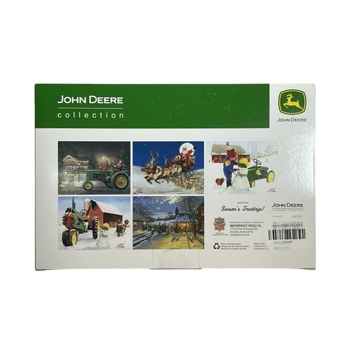 John Deer Weihnachtskarten 20 Weihnachtskarten & 22 Umschläge Neu Neu im Karton - Bild 4 von 6