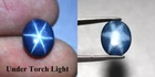 6.25 Ct 12x9.4 MM Natural Blue Star Sapphire 6 Rays Corundum NBS10396